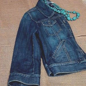 LOFT Dark Blue Jean Jacket